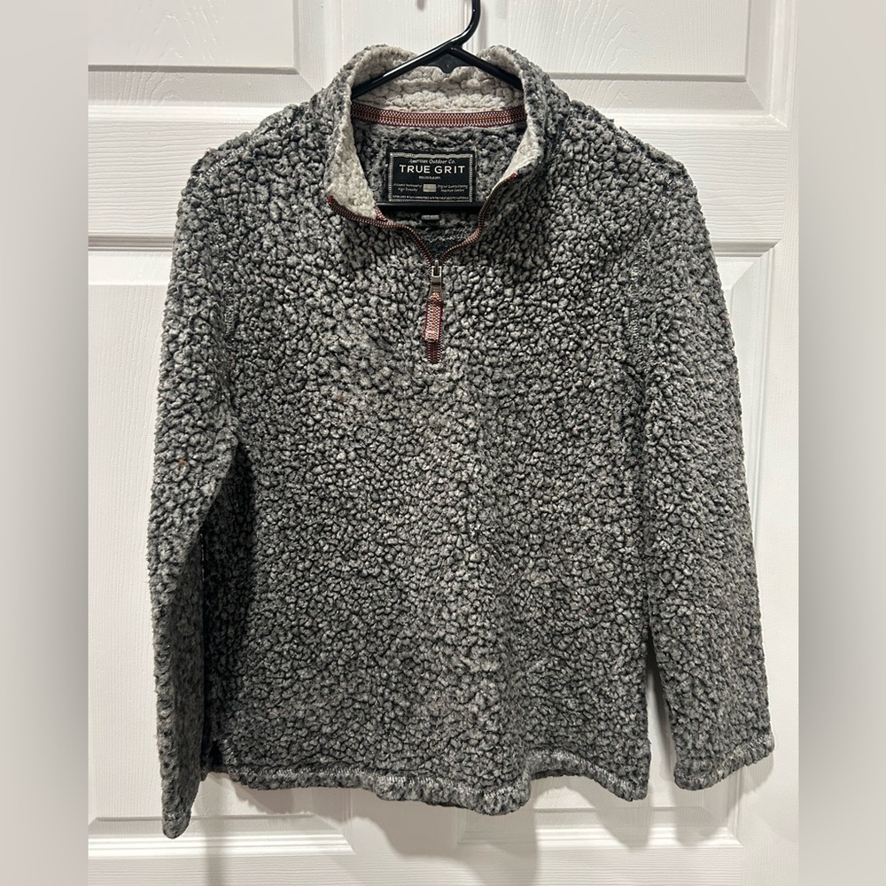 True‎ Grit Sherpa Pullover Boys Size Large 1/4 Zip
